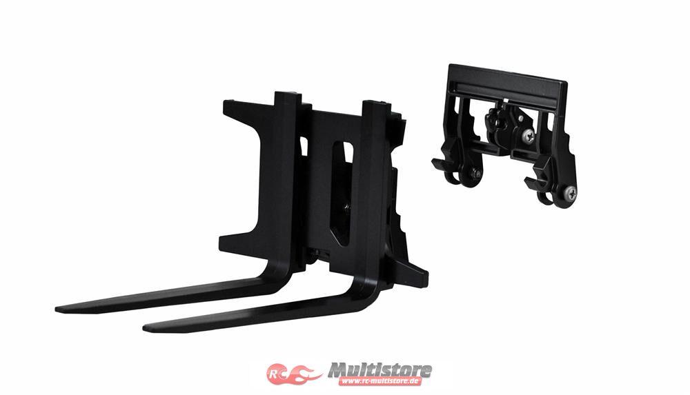 Bild von Amewi 28138 Schnellwechsler mit Gabel für Radlader-Modelle G48XE, Schwarz