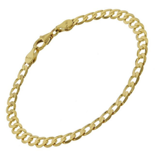 Bild von trendor 75653 Damen-Armband Panzer Gold 333 (8 Karat) Breite 4,9 mm