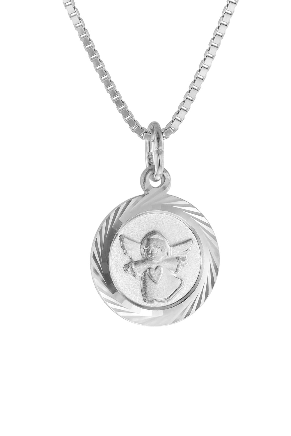 Bild von trendor 41256 Mädchen-Halskette Schutzengel 925 Silber