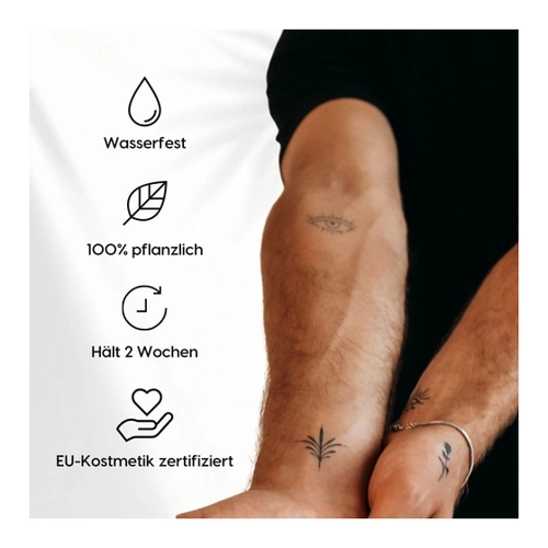 Bild von Inkster Tattoo - Sternenkreuz: Temporäres Tattoo für kreative Köpfe
