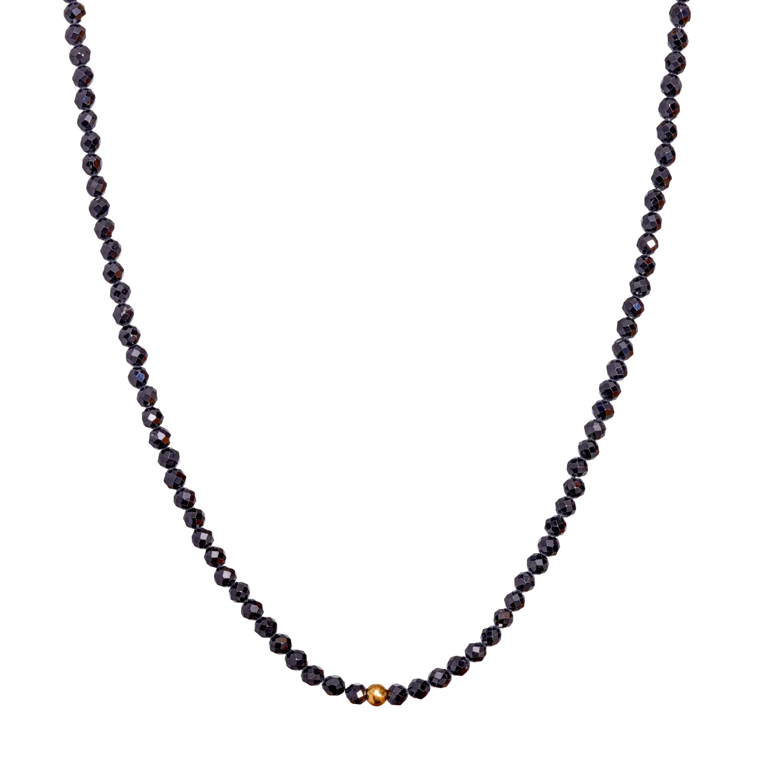 Bild von Bergerlin - Turmalin Naturstein Perlen Halskette - Edelstein Heilstein Naturschmuck