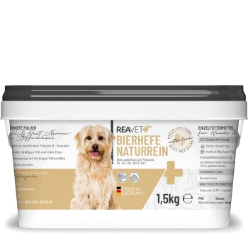Bild von REAVET Bierhefe Pulver 1,5kg