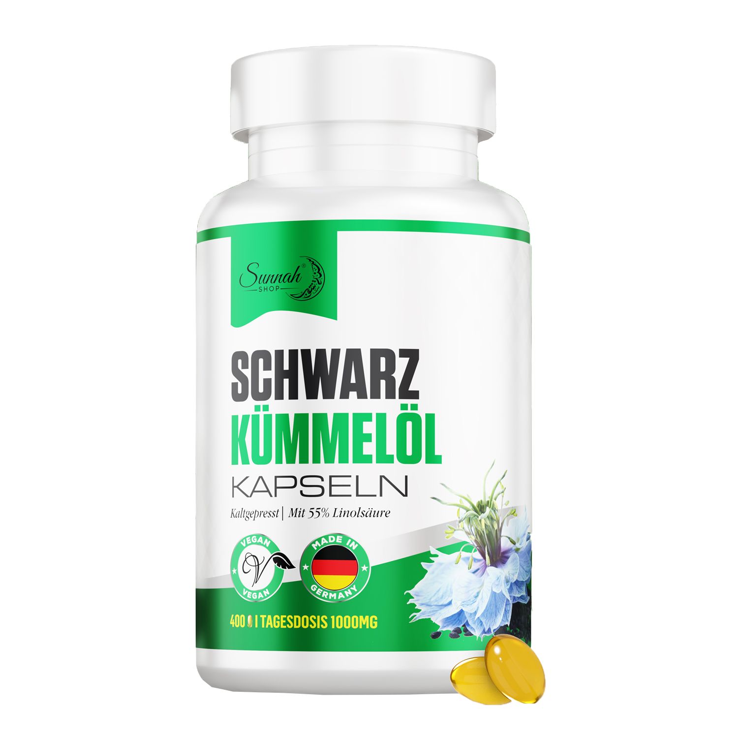 Bild von Sunnah Shop Schwarzkümmelöl Kapseln