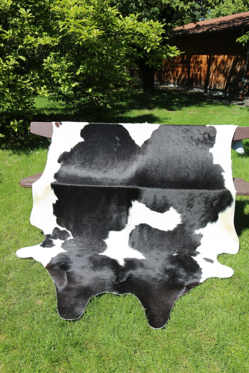 Bild von Cowhide/Calfskin Black/White Größe: 160-170