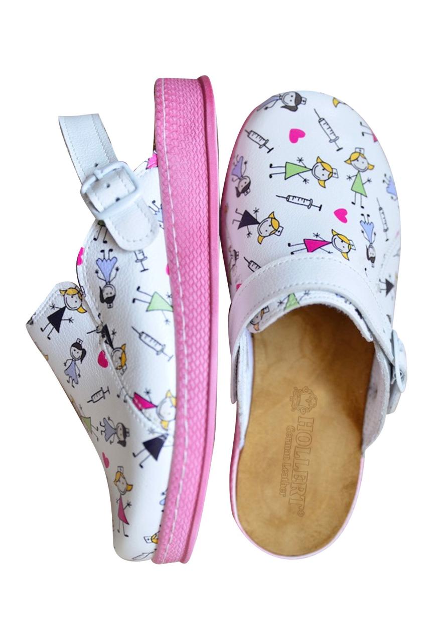 Bild von Leather Clogs Doctor - DOC D-12 Schuhgröße: EUR 38 | Farbe: Rosa