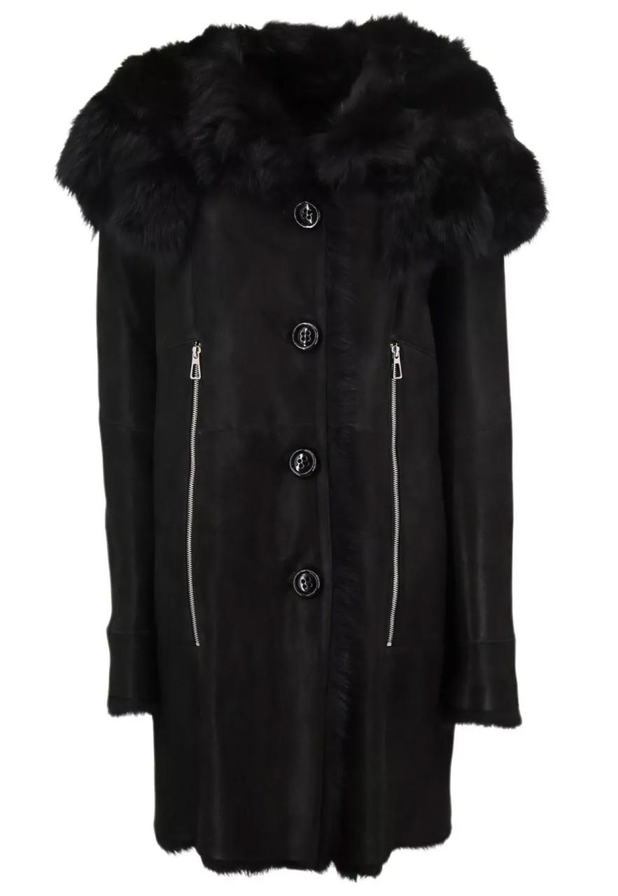 Bild von Toscana Lambskin Coat - VOT820 Black Größe: XXL
