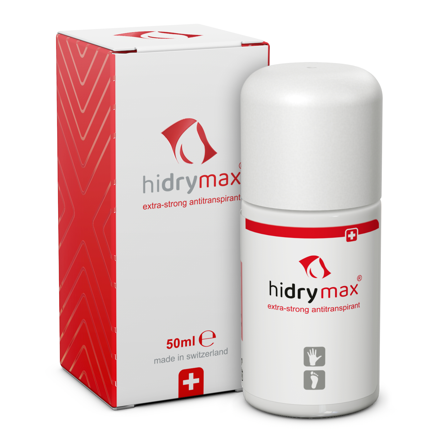 Bild von hidry Deo-Creme hidry®max Antitranspirant 50 ml, flüssig, schweißhemmend, geruchsreduzierend