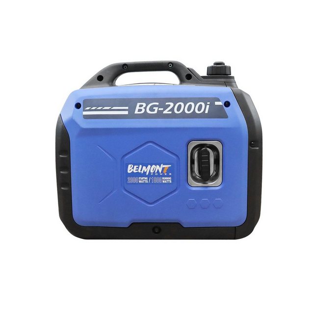 Bild von BELMONT Power Generator BG2000i | max. 2kW | Benzin | inkl. Inverter und Notstromfunktion | Silent 62dB | blau