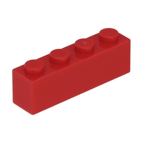 Bild von LEGO® 500 Steine 1x4, Rot Spielbausteine im Test