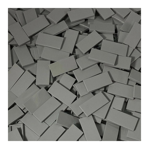 Bild von LEGO® 250x hellgraue Fliese 2x4 Spielbausteine – Vielseitige Bausteine für kreative Projekte