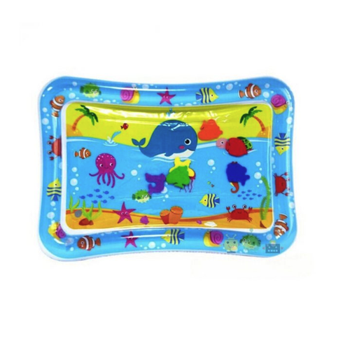 Bild von Montegoni Planschbecken Spielmatte für Babys – Aufblasbares sensorisches Spielzeug