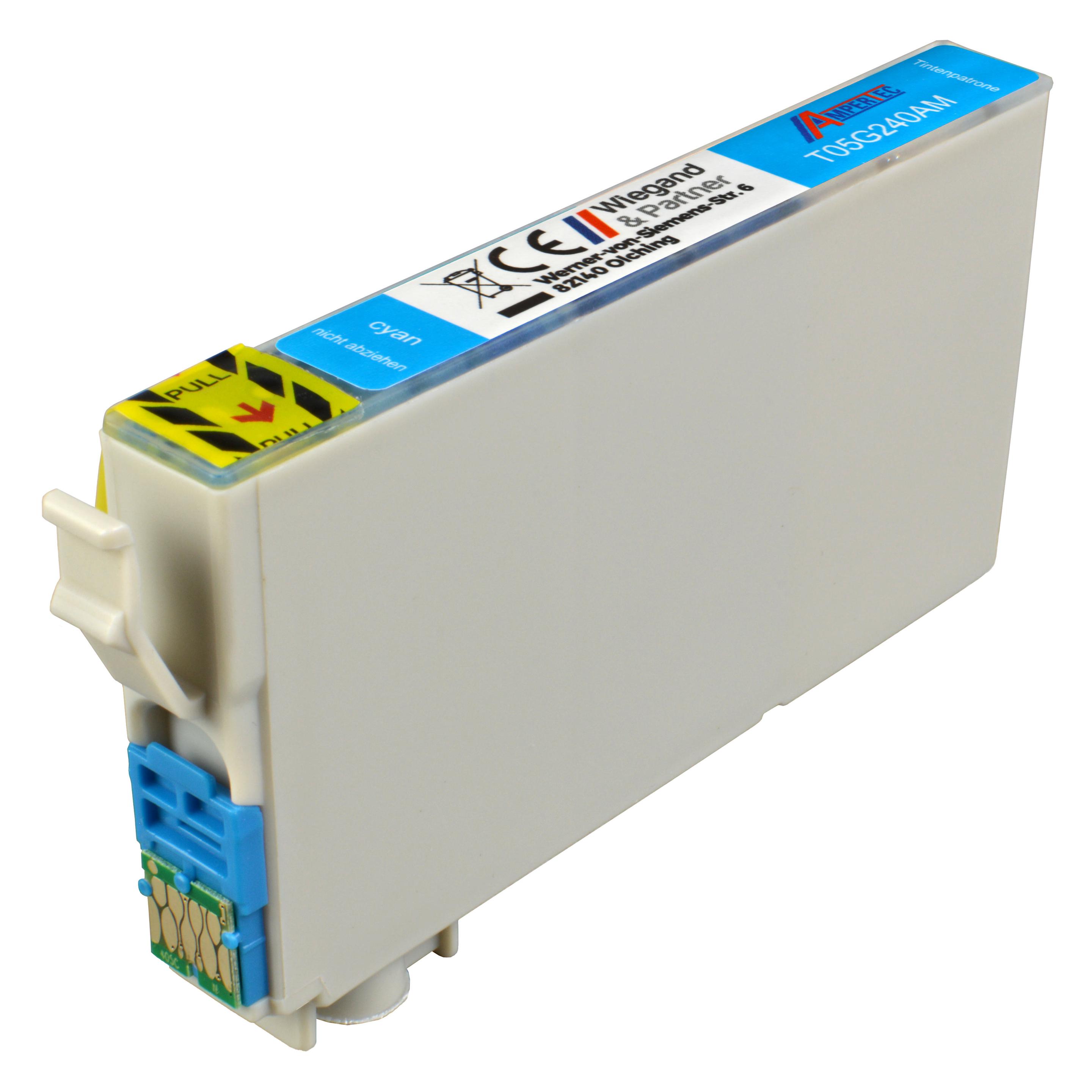 Bild von Ampertec Tinte ersetzt Epson C13T05G240  cyan  405 (C), Druckerpatrone