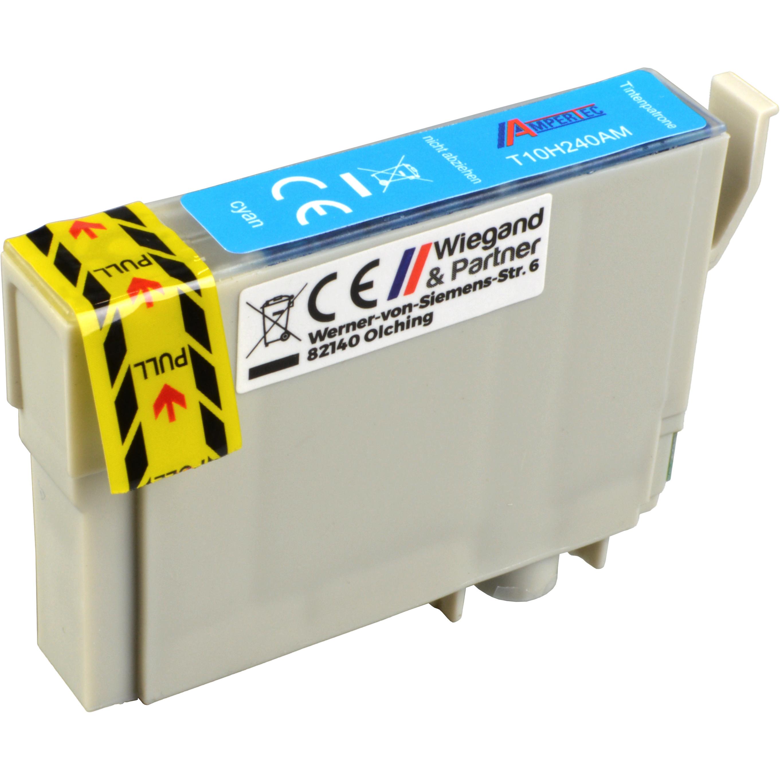 Bild von Ampertec Tinte ersetzt Epson C13T10H240  604XL  cyan (C), Druckerpatrone