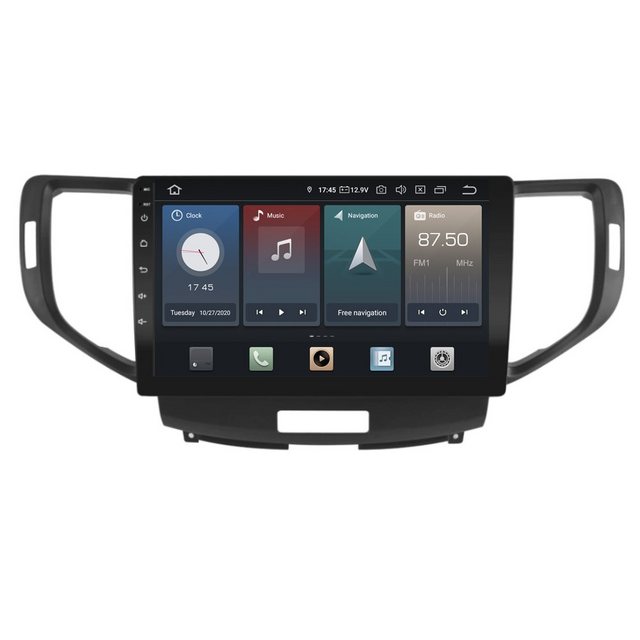 Bild von TAFFIO Für Honda Accord 8 9"Touch Android Autoradio Bluetooth GPS CarPlay Einbau-Navigationsgerät