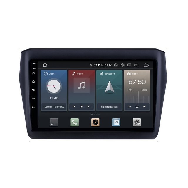 Bild von TAFFIO Für Suzuki Swift 9" Touch Android Autoradio GPS CarPlay AndroidAuto Einbau-Navigationsgerät