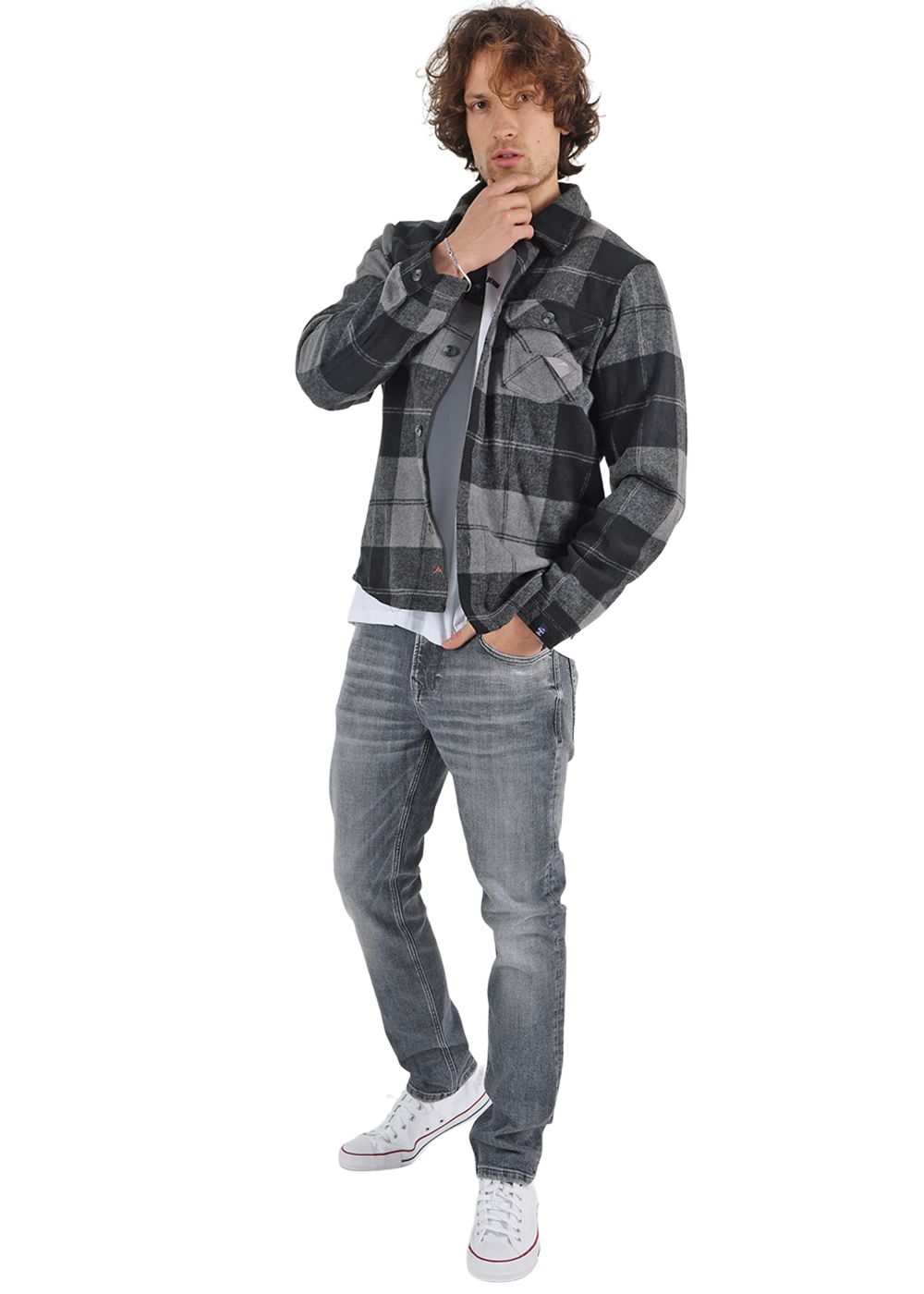 Bild von M.O.D. Herren Jeans CORNELL Regular Fit - Grau - Swat Grey
