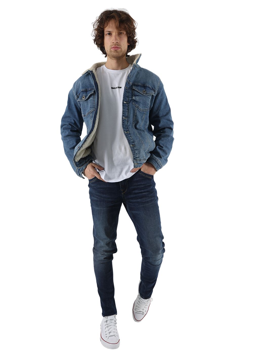 Bild von M.O.D. Herren Jeans MARCEL - Slim Fit - Blau - Sweep Blue