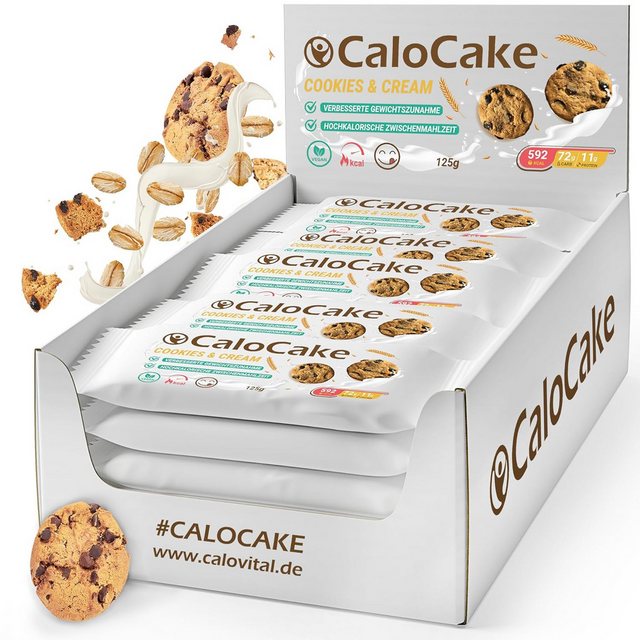 Bild von CaloCake von CaloVital | Ausdauer- & Energieriegel | als hochkalorische Nahrung für Gewichtszunahme