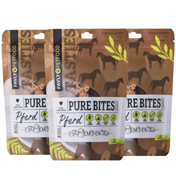 Bild von FAVLY Petfood PURE Bites Pferd 360 g