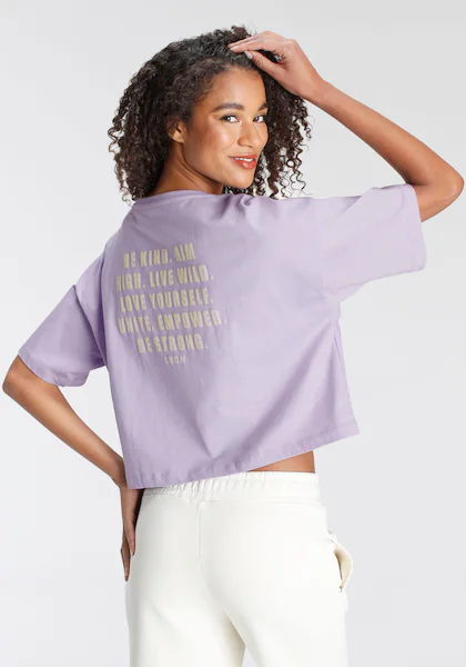 Bild von LASCANA Oversize-Shirt, mit Schriftzug auf dem Rücken