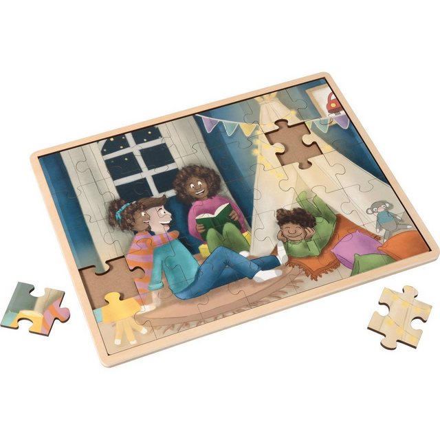 Bild von EDUPLAY Lernspielzeug Puzzle Abend-Geschichten Integration