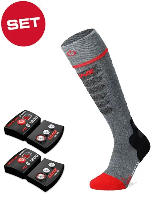 Bild von LENZ HEAT 5.1 SLIM FIT Socken 2025 inkl. LITHIUM RCB 1800 Pack - 35-38