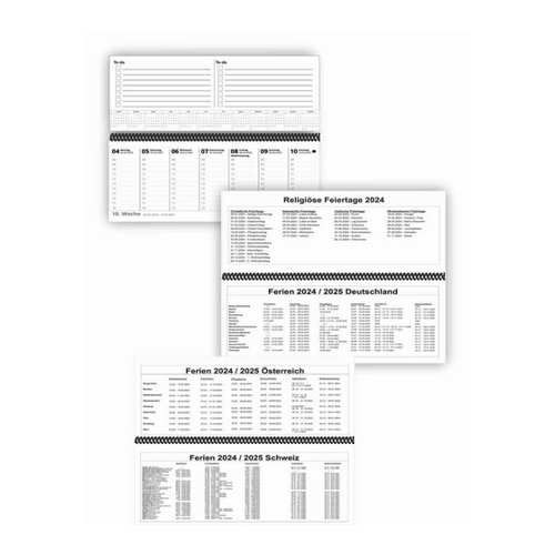 Bild von E&Z Verlag GmbH Schreibtischkalender 2024 – Trendfarbe Beige
