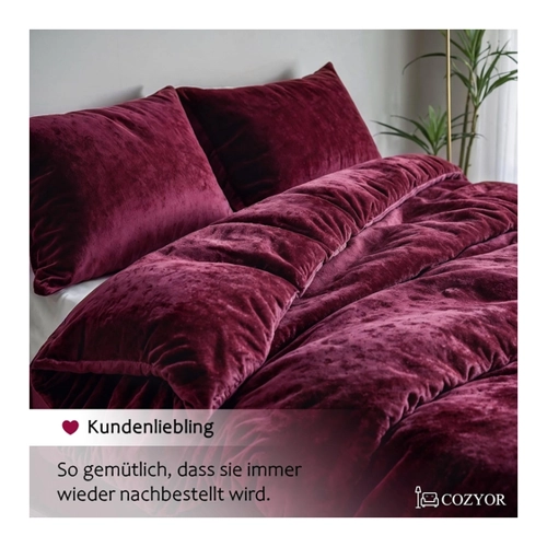 Bild von Cozyor Bettwäsche Kuschelbettwäsche - Flauschigkeitsgarantie für kalte Nächte
