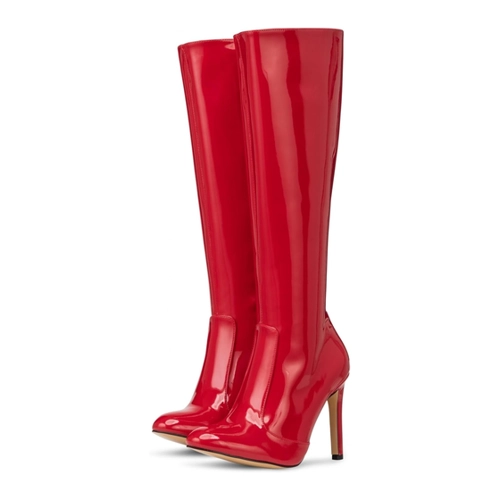 Bild von Michael Soul Donna Stiletto Stiefel – Eleganz in Rot