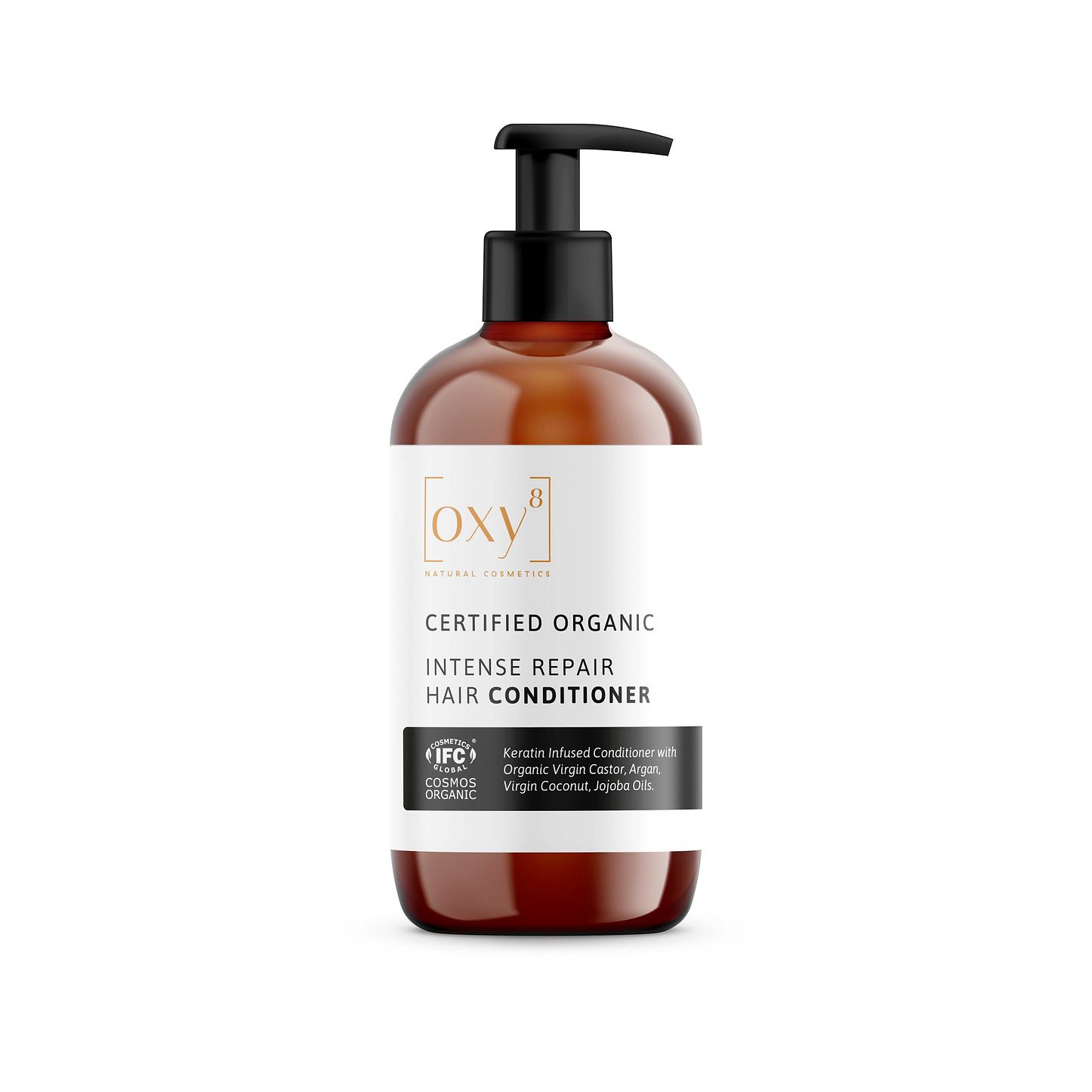 Bild von oxy8 Naturkosmetik INTENSE REPAIR HAIR CONDITIONER - Haarspülung. Repariert das Haar tiefgreifend.
