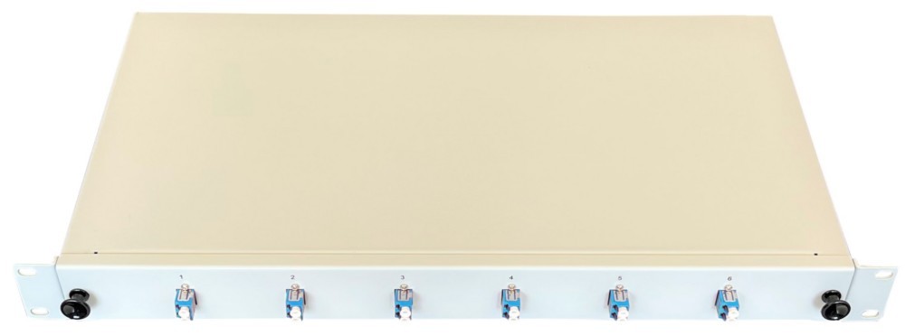 Bild von Paschke Spleissbox/Patchpanel 48,30cm (19") 6x LCd OS2 BLAU 442304-06SA, Server Zubehör, Blau