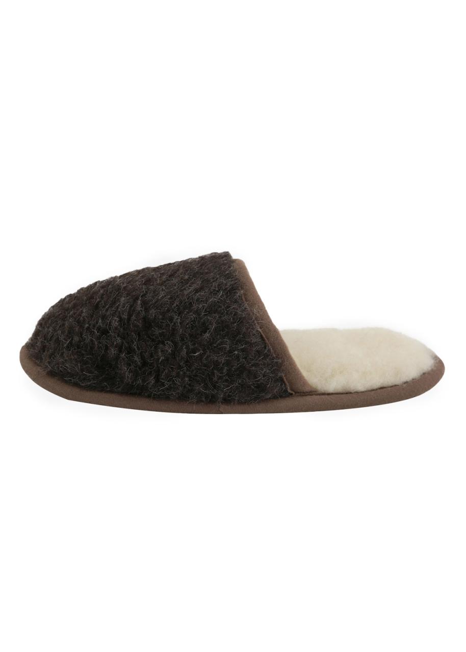 Bild von Merino wool slippers - LUNA Farbe: Weiß | Schuhgröße: EUR 43/44