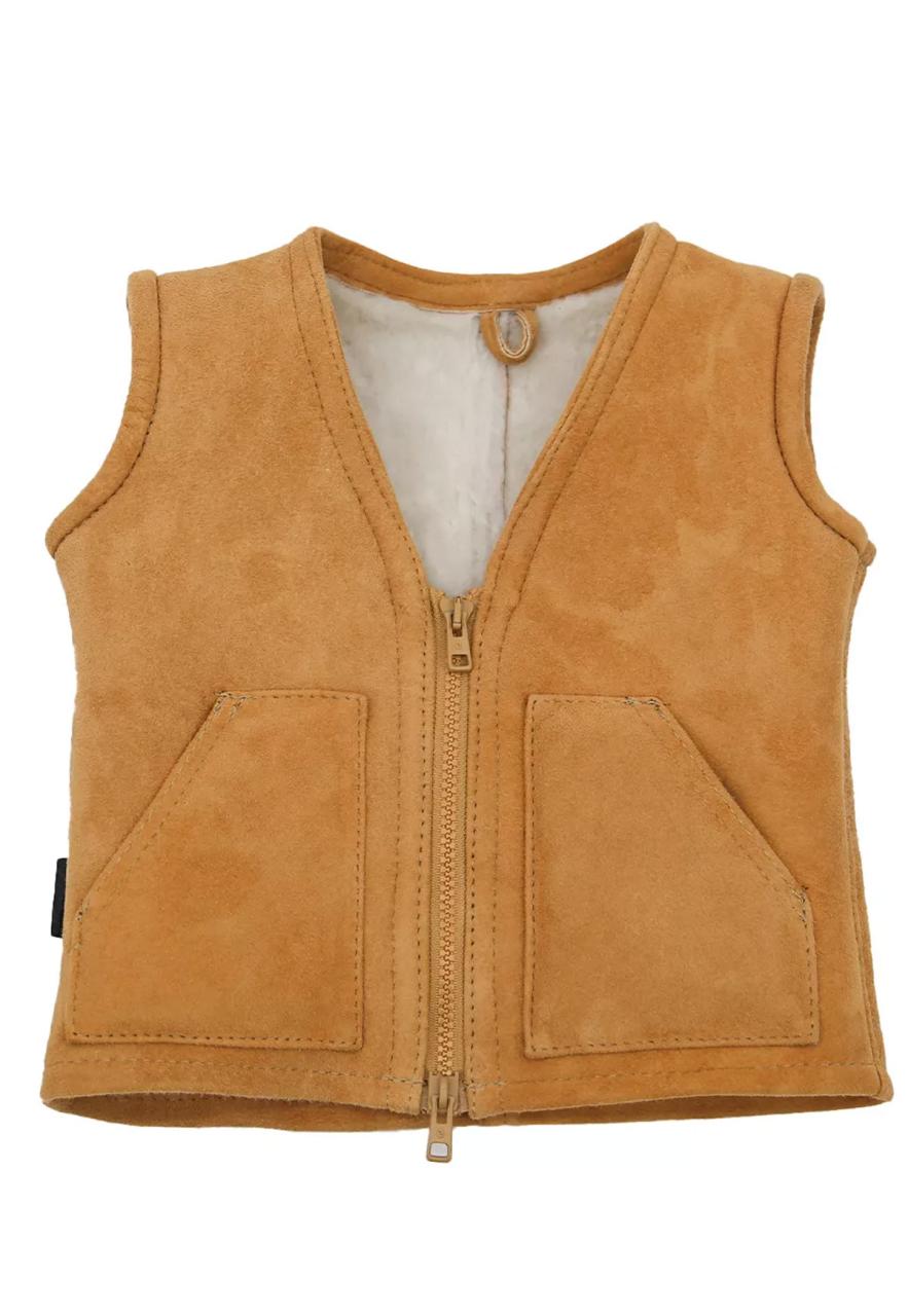 Bild von Children's Lambskin Vest Lino Größe: 98