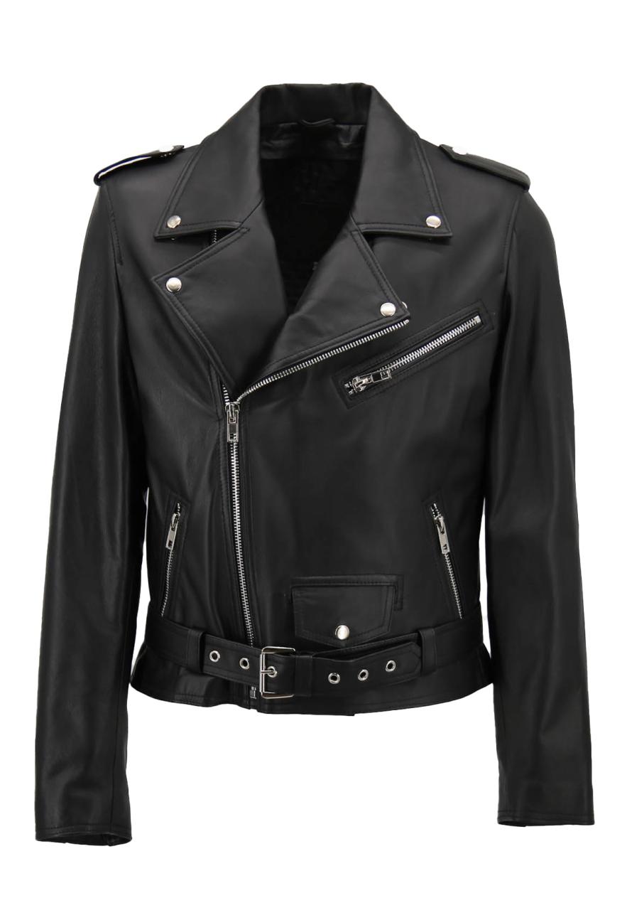 Bild von Leather Jacket - JULIAN BLACK Größe: 3XL