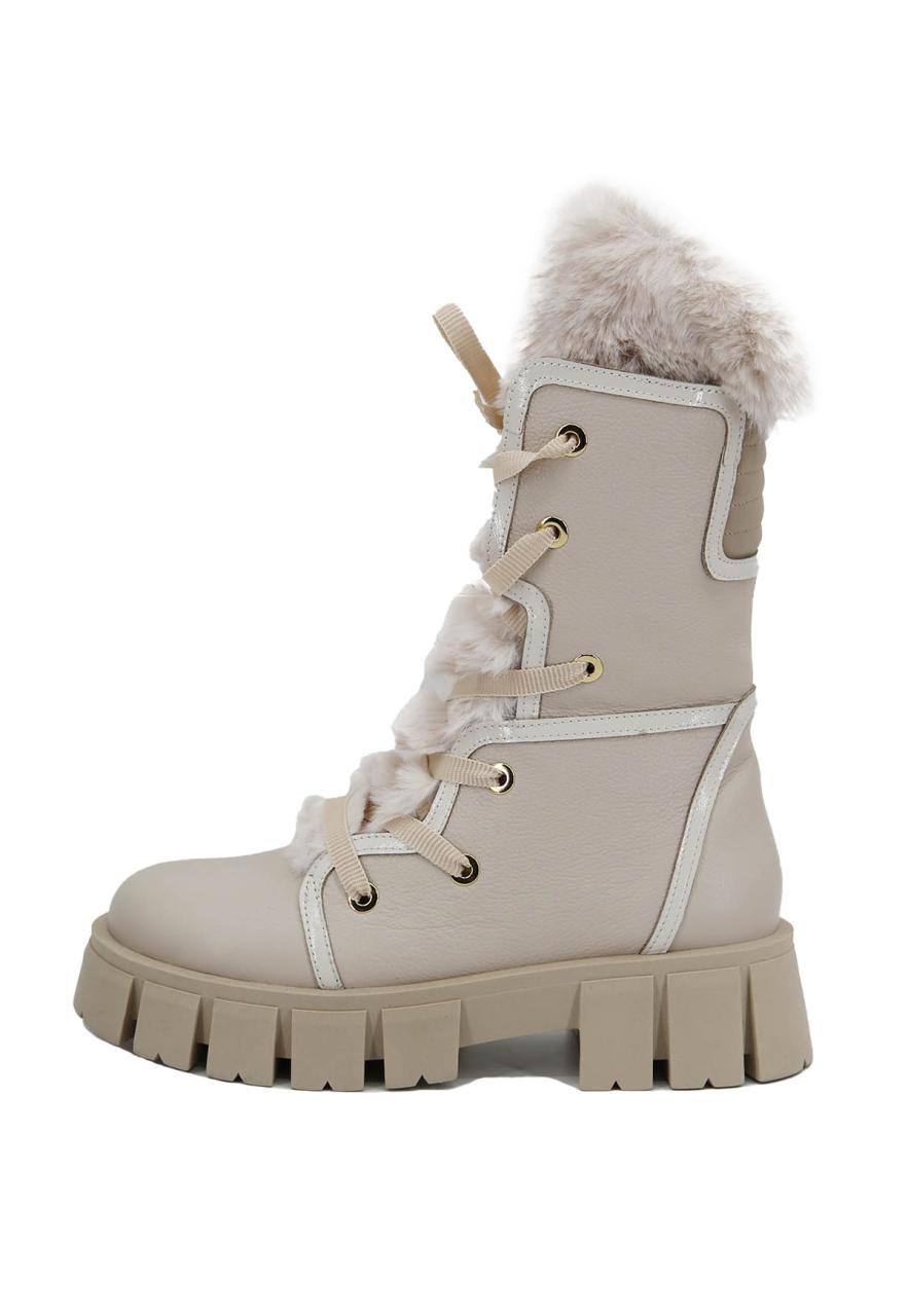 Bild von Leather Lace-up Boots Model 25935 Schuhgröße: EUR 40