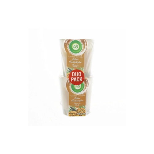 Bild von Air Wick Duftkerze 3 x Warme Vanilleplätzchen DUO