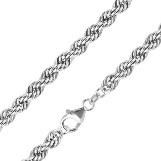 Bild von trendor Kette ohne Anhänger Kordel Massiv Silber 925 Breite 5,5 mm Länge 50 cm