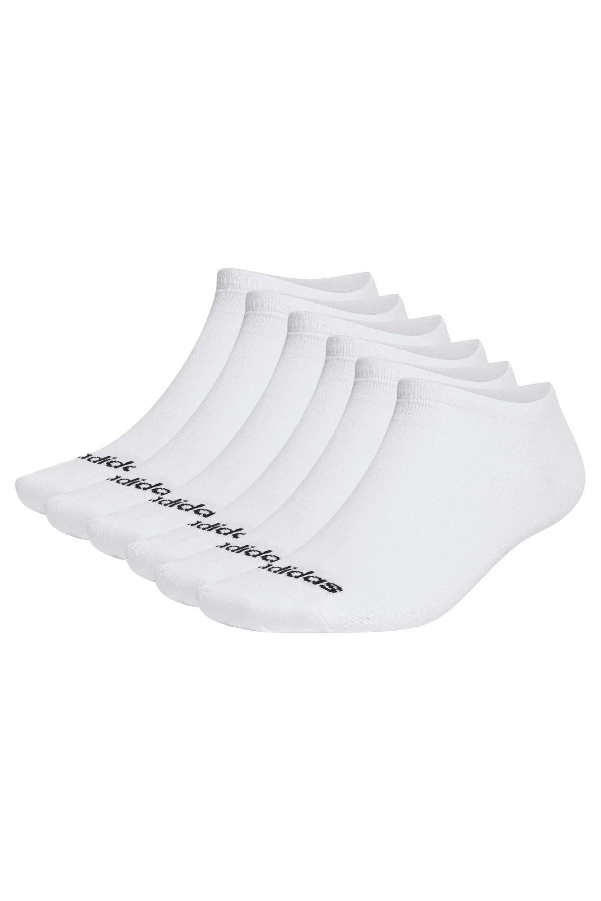 Bild von adidas Unisex Sneakersocken, 6er Pack Thin Linear Low-cut, Dünne Socken, Logo, Einfarbig - 43-45