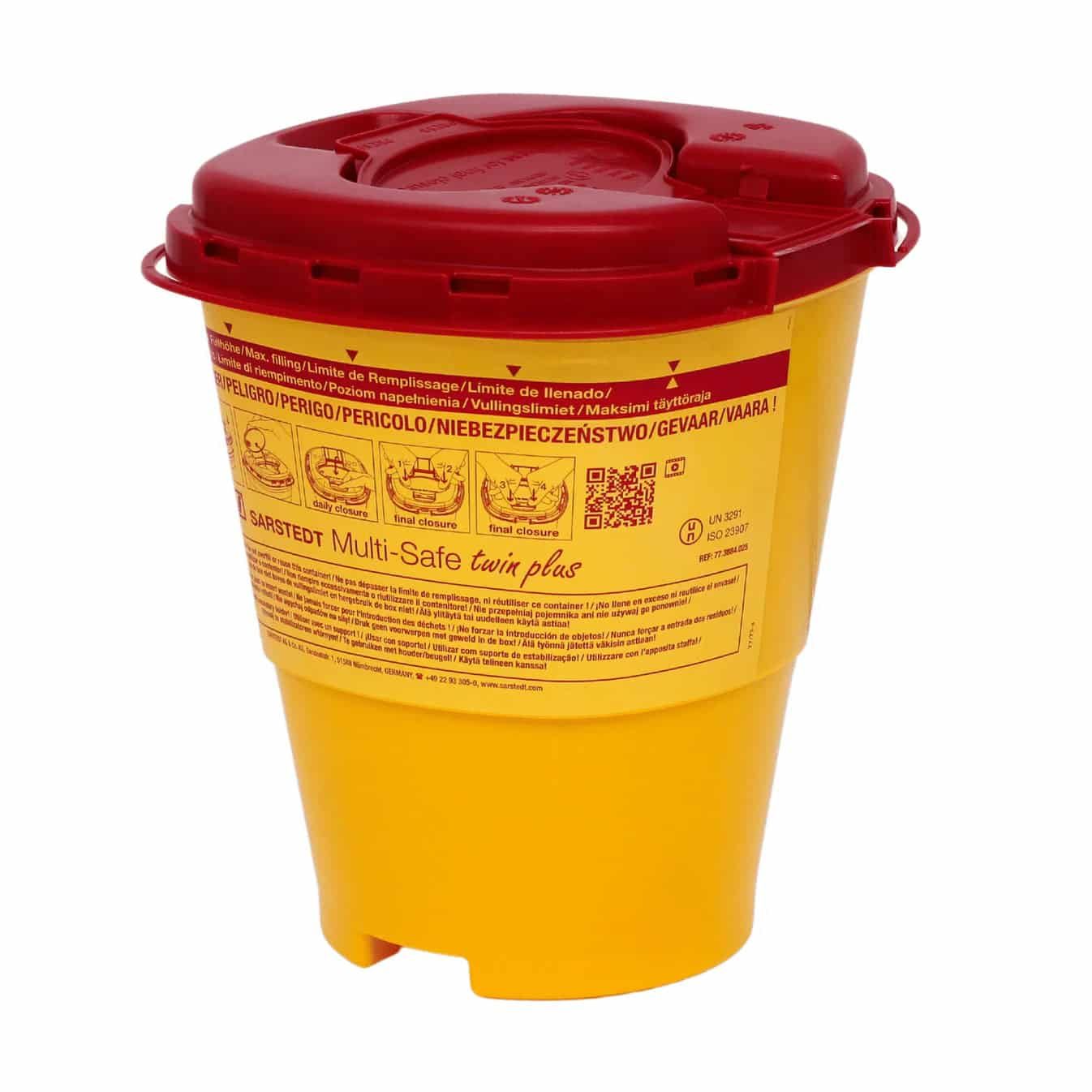 Bild von Hasemed Abwurfbehälter / Kanülensammler 2,5L