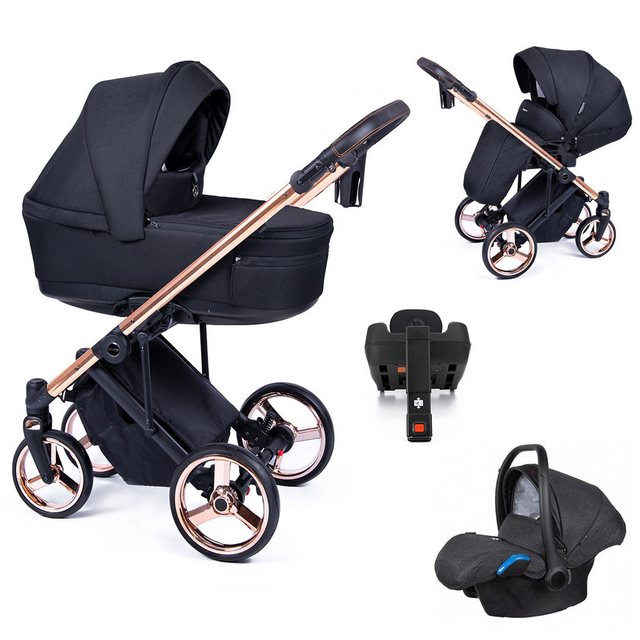 Bild von Coletto Kombi-Kinderwagen Fado 5 in 1 inkl. Sportsitz, Autositz, Iso und Zubehör in 10 Designs