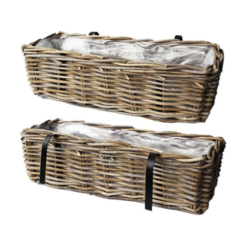 Bild von Van der Leeden Blumenkasten Braun – Ideal für kreative Gärtner