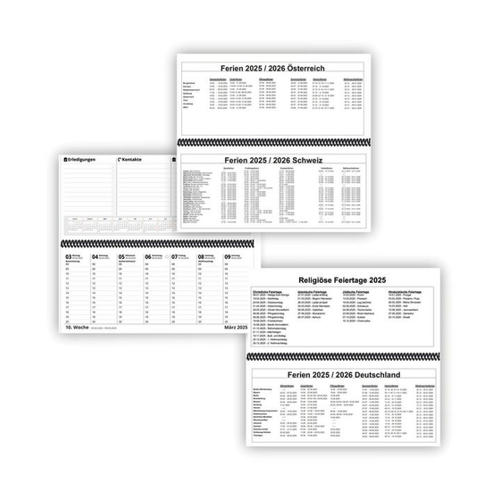 Bild von E&Z Verlag GmbH XL-Tischkalender 2025 – Königsblau