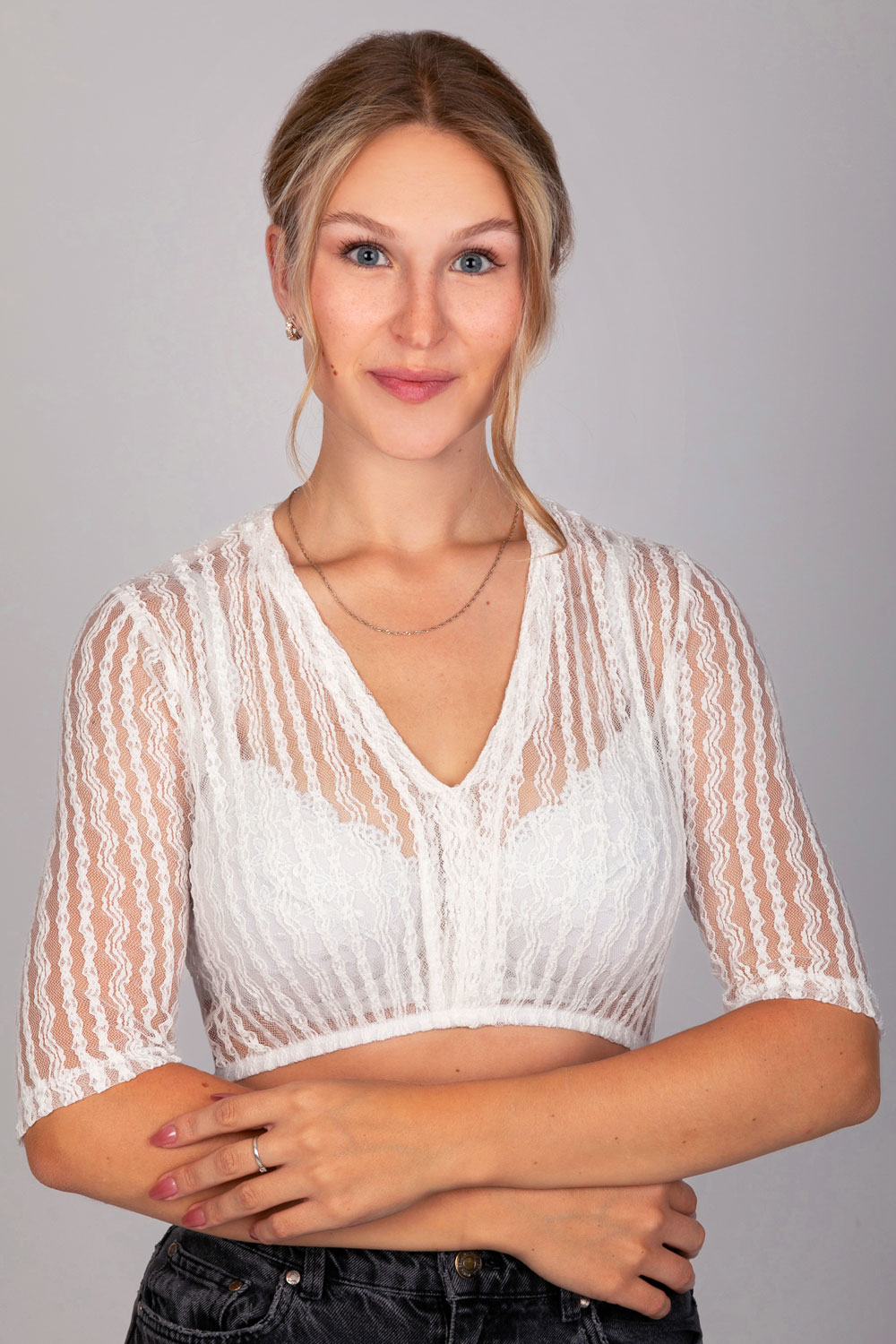 Bild von Dirndlbluse Anna Creme