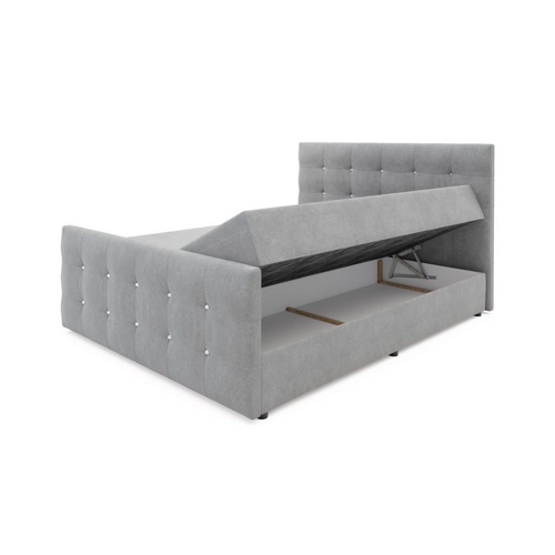 Bild von Boxspringbett Cleo Leder mit 2 Bettkästen - Komfort und Eleganz vereint