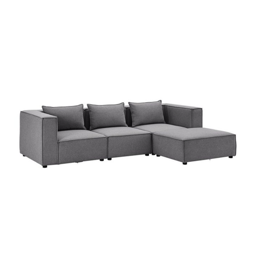 Bild von Juskys Ecksofa Domas L – Modulares Sofa für Ihr Wohnzimmer