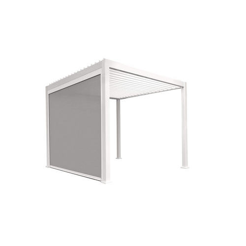 Bild von Mr. GARDENER Pergola-Sonnenrollo, Höhe: 236 cm, weiß, pulverbeschichtet - weiss