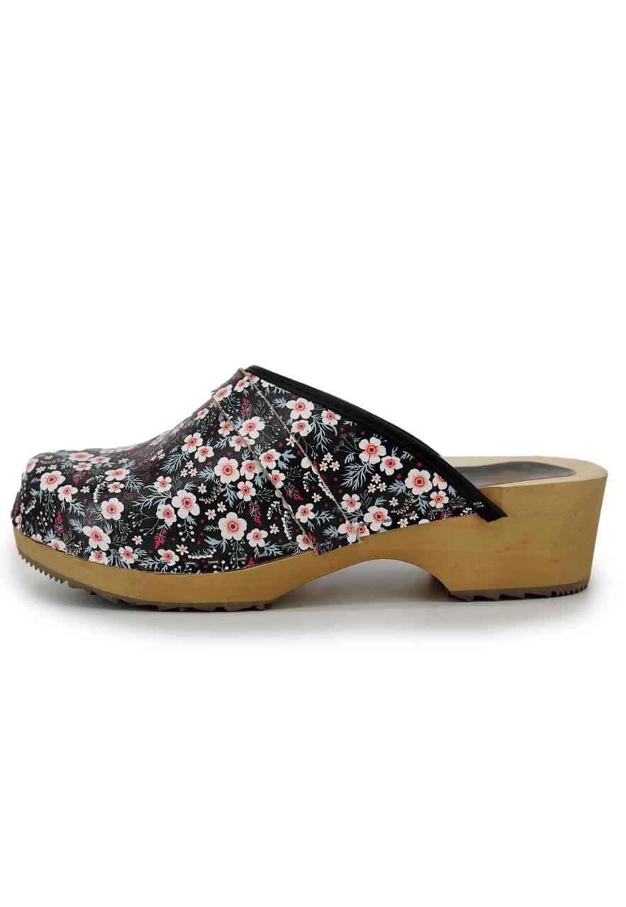 Bild von Leder Pantoffeln Clogs Hanni Schwarz Schuhgröße: EUR 41