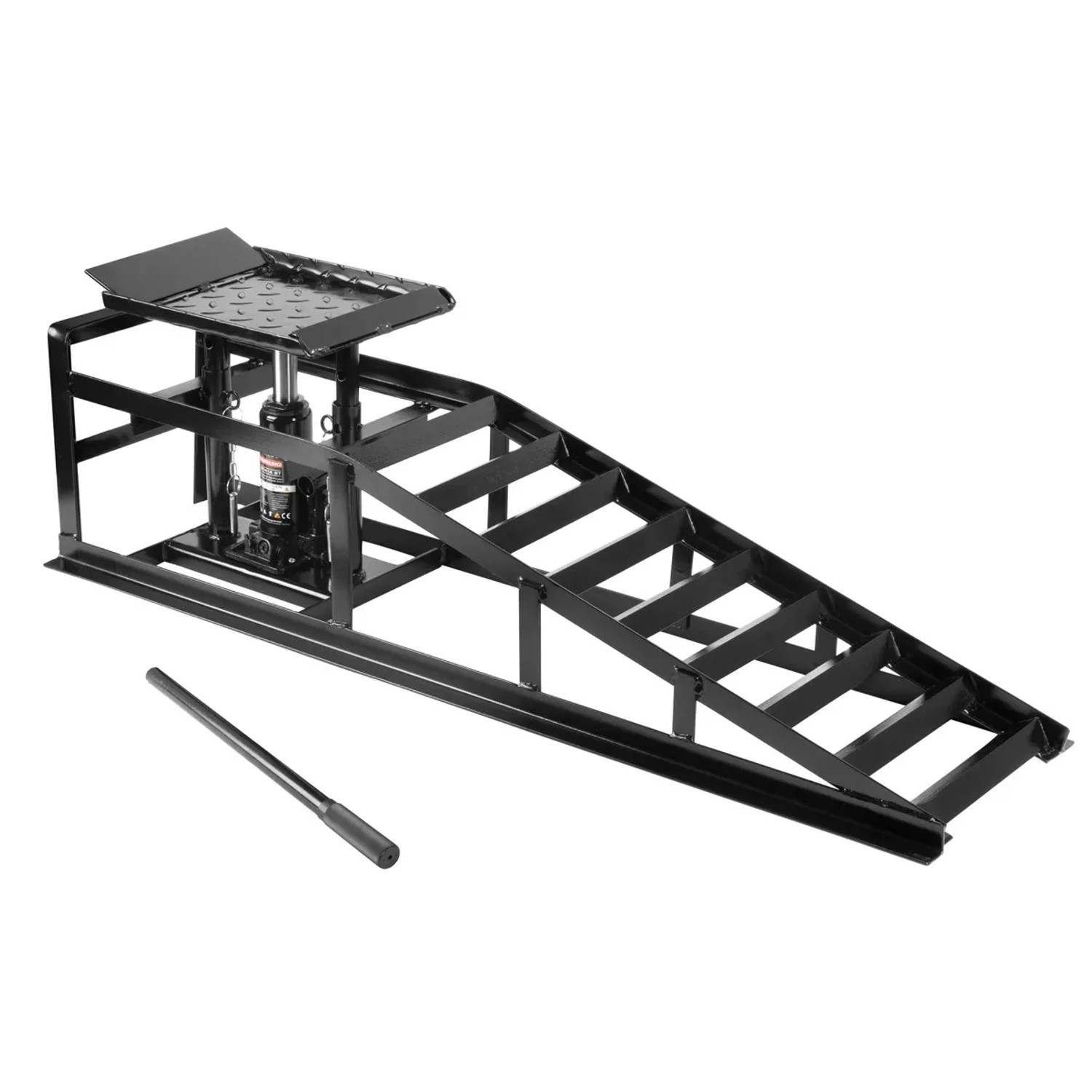 Bild von STAHLWERK Hydraulische Auffahrrampe GTH-14 ST Mit 5 Tonnen Tragkraft Auffahrbock