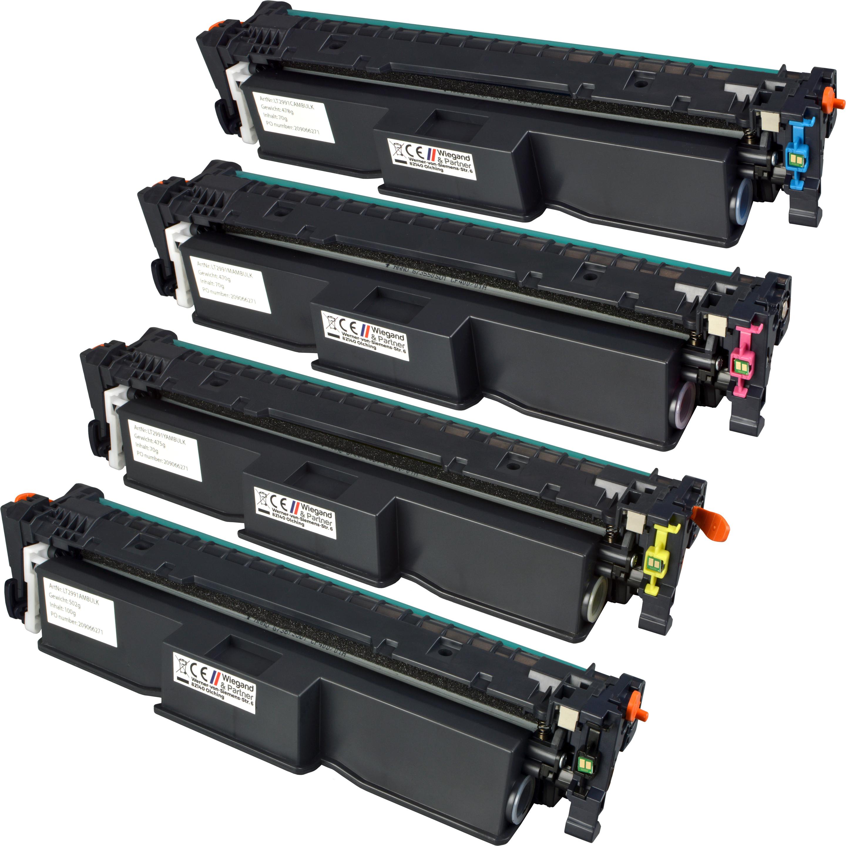 Bild von Ampertec 4 Ampertec Toner ersetzt Canon 069 4-farbig (M, Y, BK, C), Toner