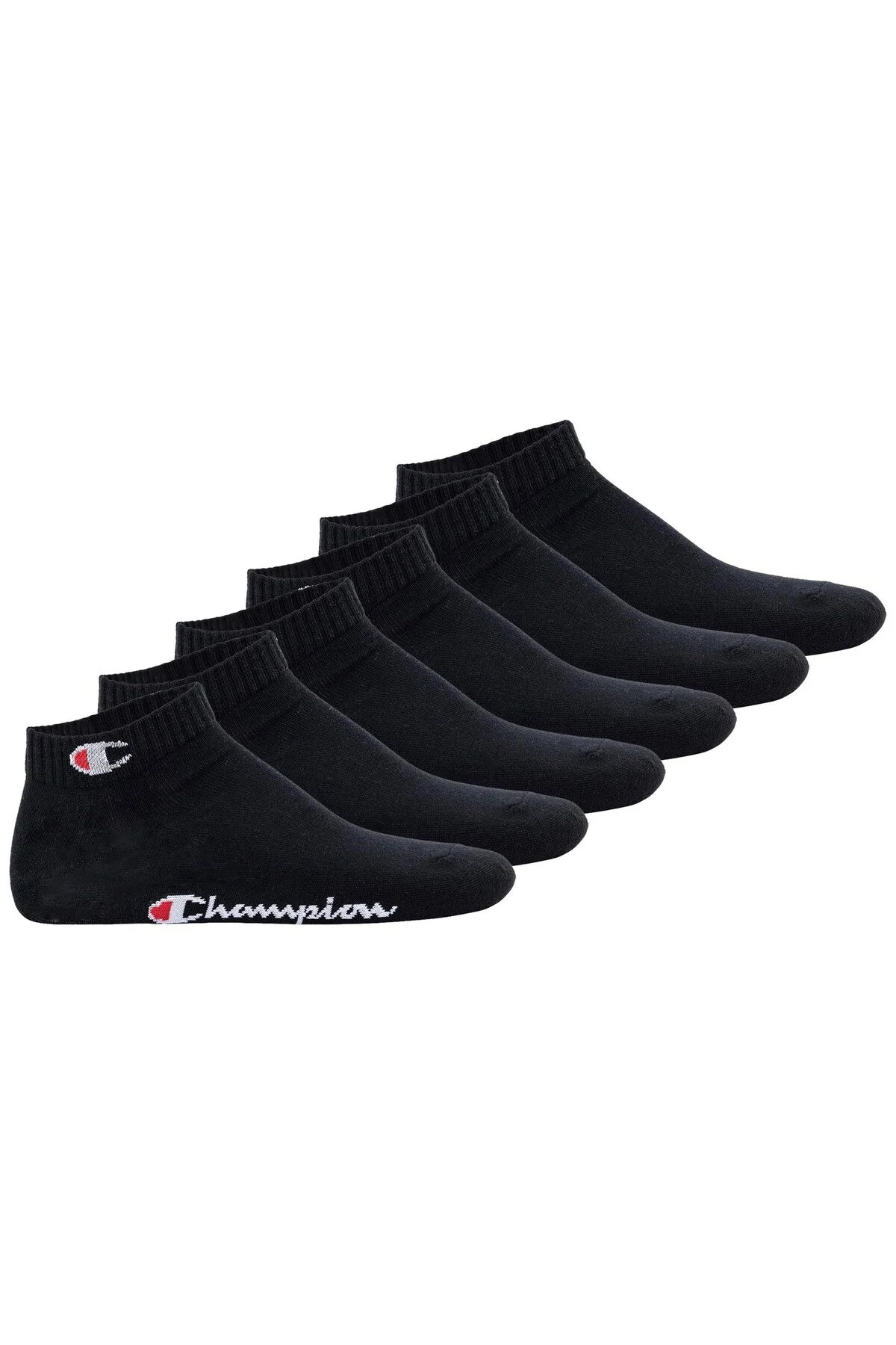 Bild von Champion, Damen, Socken, Socken Sportlich, Schwarz, (6er Pack, 43 - 46)